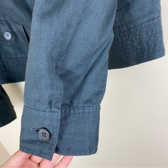 Kapalua 100% linen Soft Blazer Coat Jacket women’s 14 - Picture 5 of 7